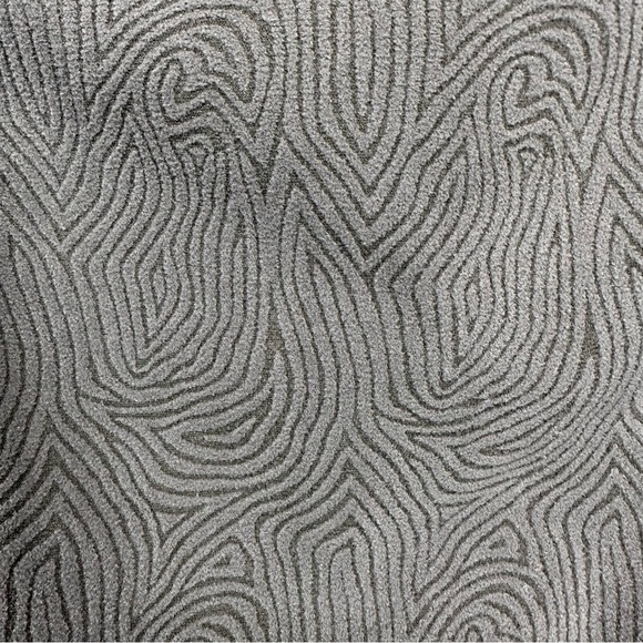 Straight Down size Small Dark Gray Textured Fleece Vest - Picture 5 of 8